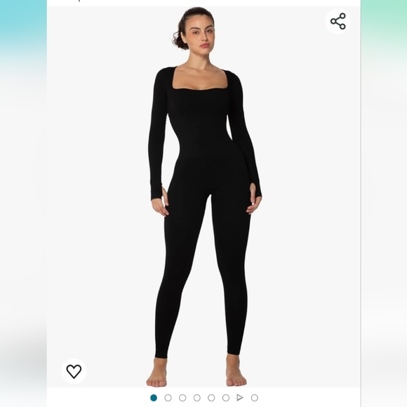 Long Sleeve Bodysuits One Piece Jumpsuit for Women's. - Picture 6 of 9